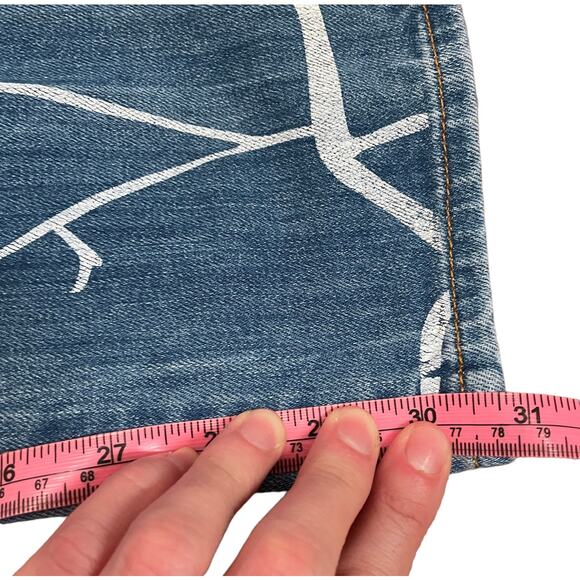 Each x Other Limited Edition Yi Zhou Branch Print Jeans - Picture 10 of 10